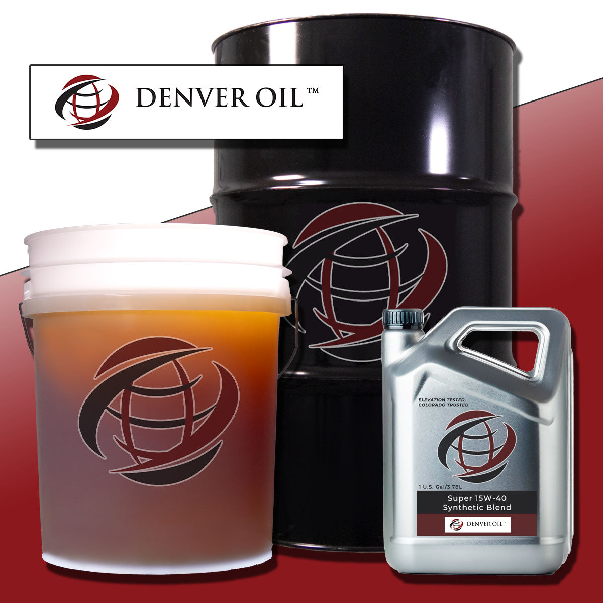 15W-40 Denver Oil Synthetic Blend Super